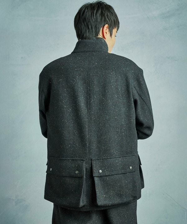 【50th Anniv . 菊池武夫】HARRIS TWEED COLOR NEP BLOUSON 詳細画像 16