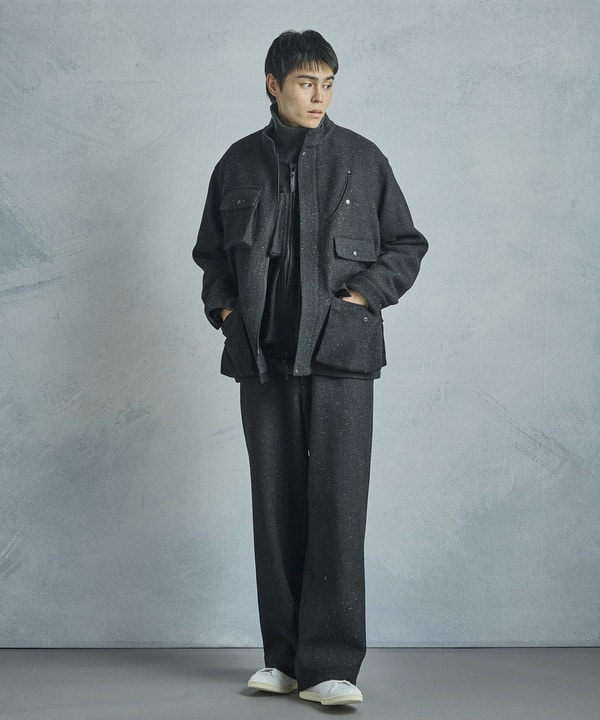 【50th Anniv . 菊池武夫】HARRIS TWEED COLOR NEP BLOUSON 詳細画像 17