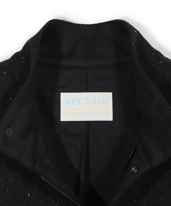 【50th Anniv . 菊池武夫】HARRIS TWEED COLOR NEP BLOUSON 詳細画像 2