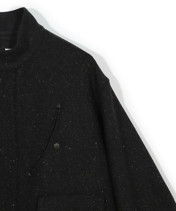【50th Anniv . 菊池武夫】HARRIS TWEED COLOR NEP BLOUSON 詳細画像 4