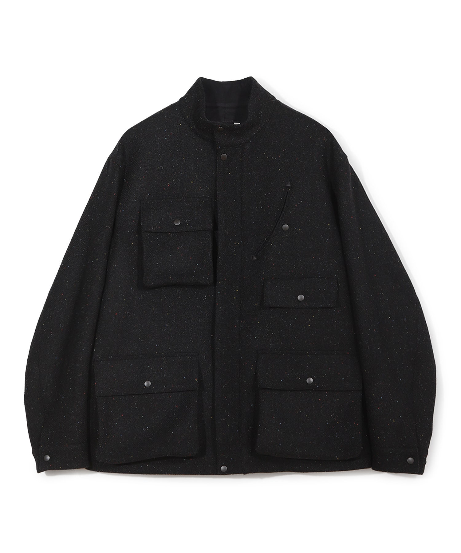 50th Anniv . 菊池武夫】HARRIS TWEED COLOR NEP BLOUSON