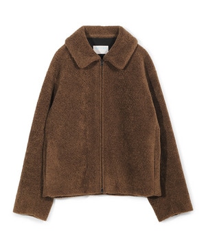 【50th Anniv . 菊池武夫】WOOL BLEND BOA PILE BLOUSON