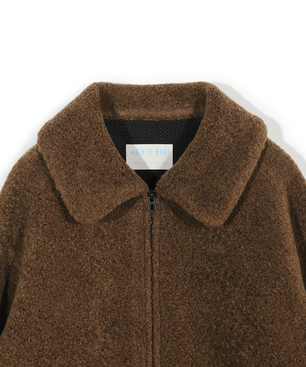 【50th Anniv . 菊池武夫】WOOL BLEND BOA PILE BLOUSON 詳細画像 1