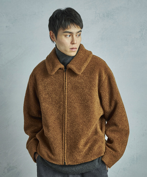 【50th Anniv . 菊池武夫】WOOL BLEND BOA PILE BLOUSON 詳細画像 10