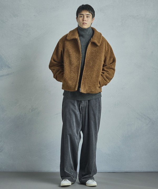 【50th Anniv . 菊池武夫】WOOL BLEND BOA PILE BLOUSON 詳細画像 11