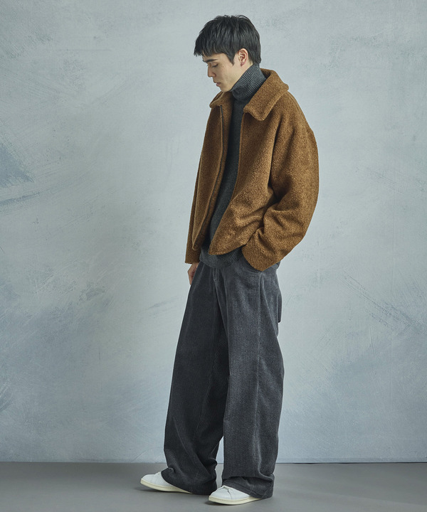 【50th Anniv . 菊池武夫】WOOL BLEND BOA PILE BLOUSON 詳細画像 12