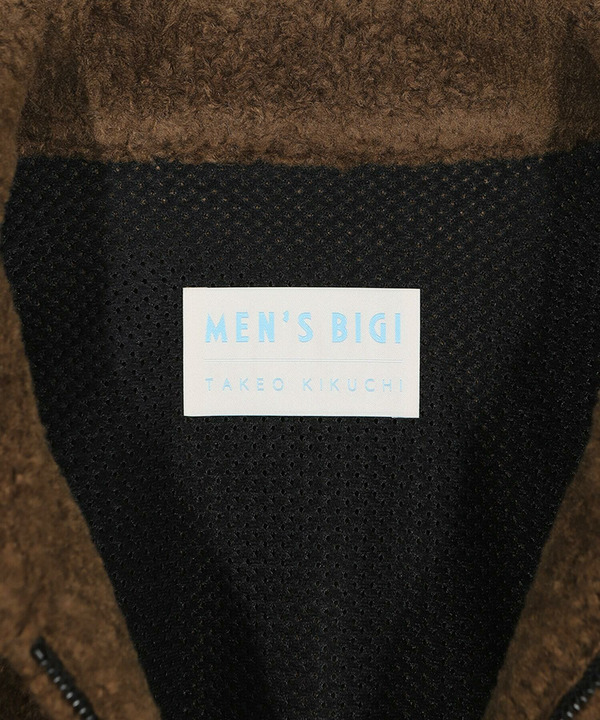 【50th Anniv . 菊池武夫】WOOL BLEND BOA PILE BLOUSON 詳細画像 2