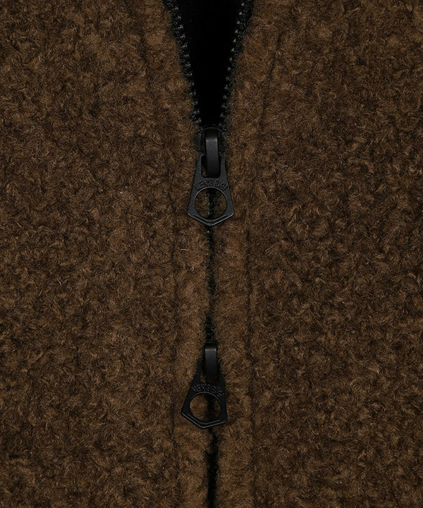【50th Anniv . 菊池武夫】WOOL BLEND BOA PILE BLOUSON 詳細画像 3