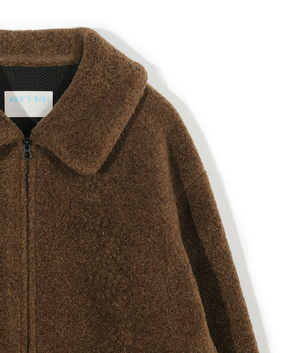 【50th Anniv . 菊池武夫】WOOL BLEND BOA PILE BLOUSON 詳細画像 4