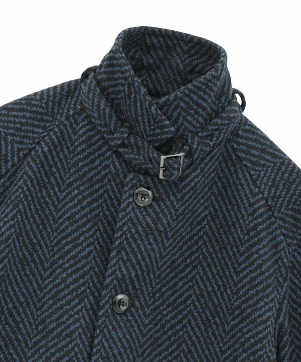 スタンドカラーウールヘリンボーンブルゾン 詳細画像 2