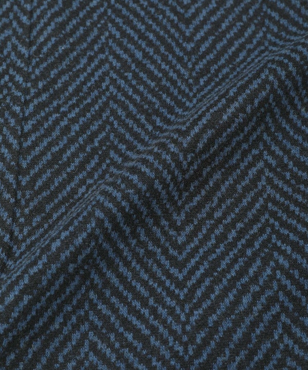 スタンドカラーウールヘリンボーンブルゾン 詳細画像 4