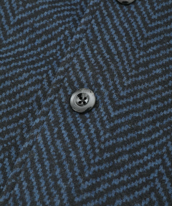スタンドカラーウールヘリンボーンブルゾン 詳細画像 8