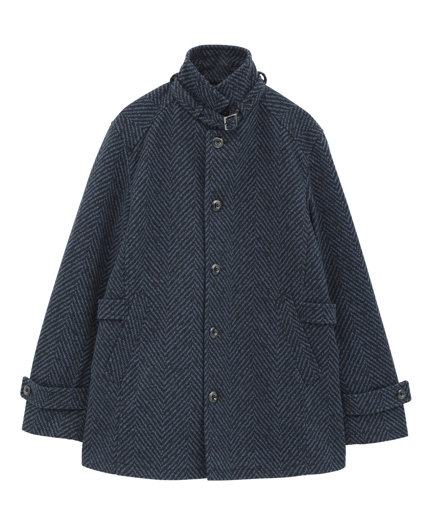 メンズビギ（MEN’S BIGI）/スタンドカラーウールヘリンボーンブルゾン スタンドカラーウールヘリンボーンブルゾン｜メンズファッション通販