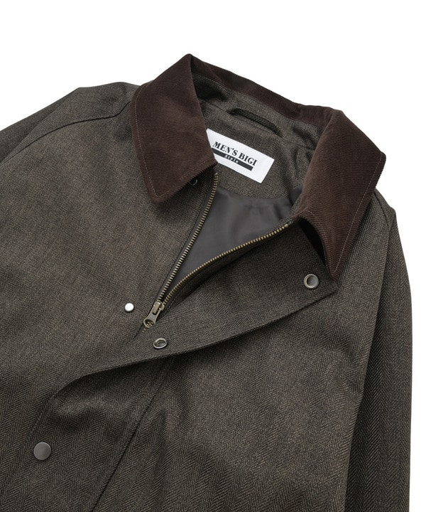 【撥水・防風】クラシックショートブルゾン 詳細画像 6