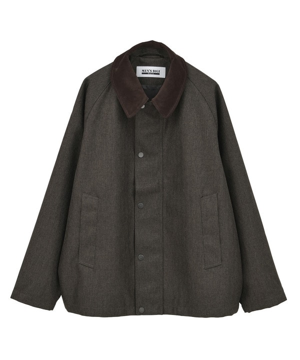 【撥水・防風】クラシックショートブルゾン 詳細画像 ブラウン 1