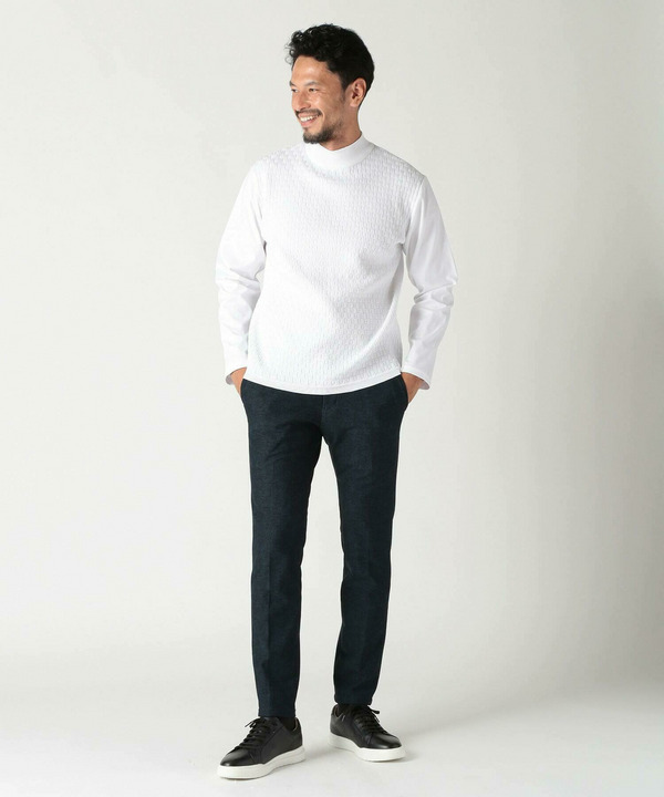 【ACTIVE TAILOR/アクティブテイラー】ヒートパフォーマーツイード調プリントスラックスパンツ 詳細画像 14