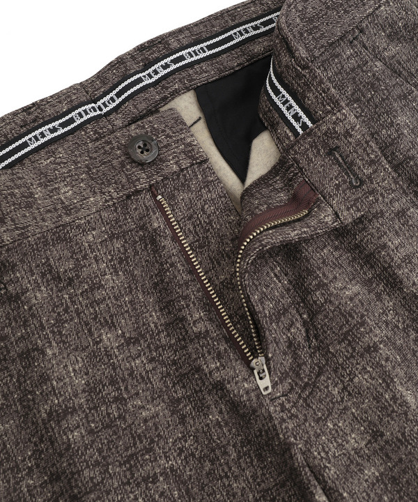 【ACTIVE TAILOR/アクティブテイラー】ヒートパフォーマーツイード調プリントスラックスパンツ 詳細画像 2