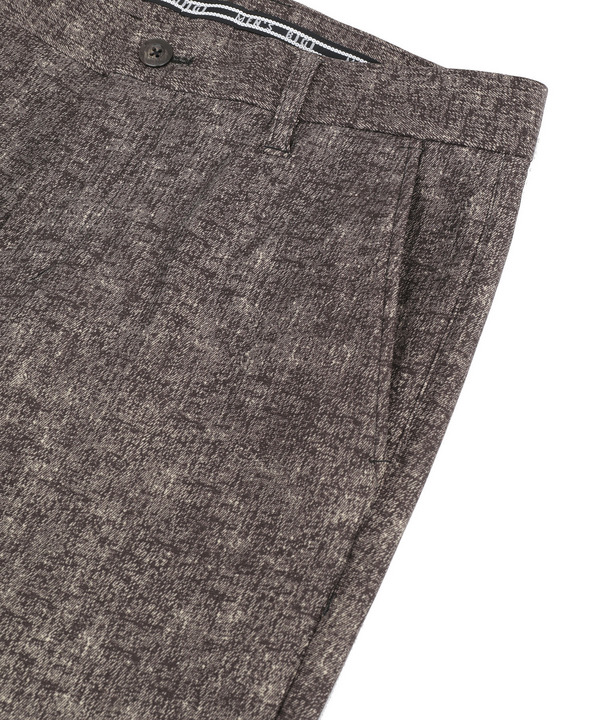 【ACTIVE TAILOR/アクティブテイラー】ヒートパフォーマーツイード調プリントスラックスパンツ 詳細画像 3