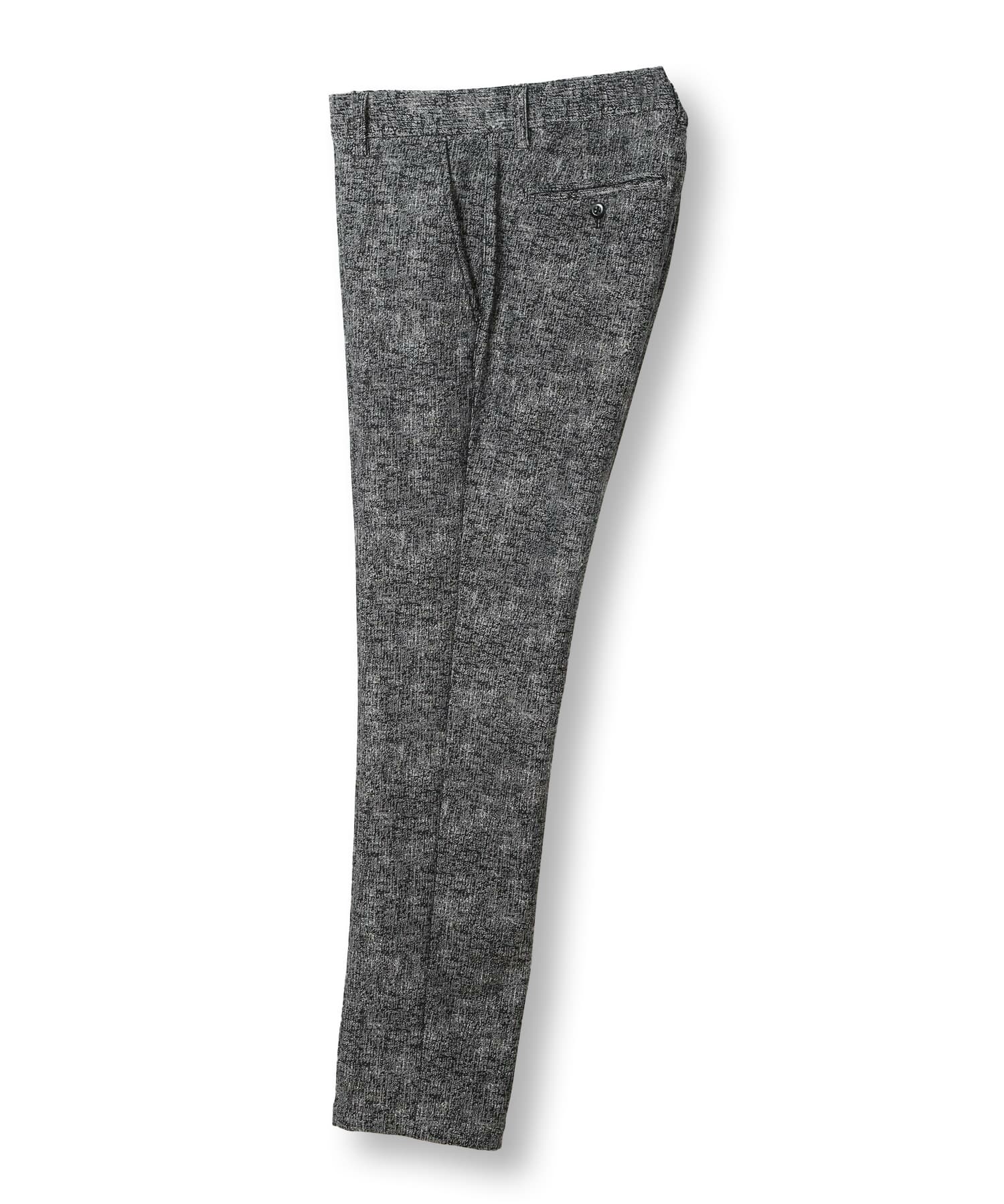 メンズビギ（MEN’S BIGI）/【ACTIVE TAILOR/アクティブテイラー】ヒートパフォーマーツイード調プリントスラックスパン ACTIVE TAILOR/アクティブテイラー】ヒートパフォーマーツイード調