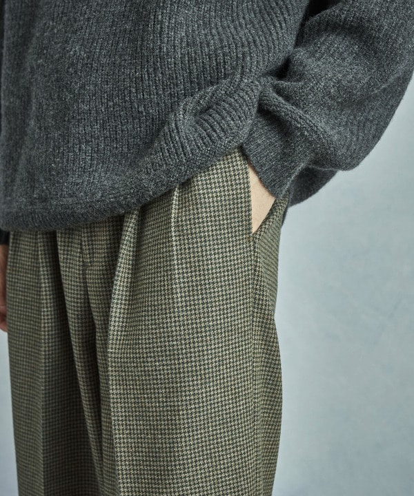 【50th Anniv . 菊池武夫】WOOL HOUNDSTOOTH PANTS 詳細画像 10