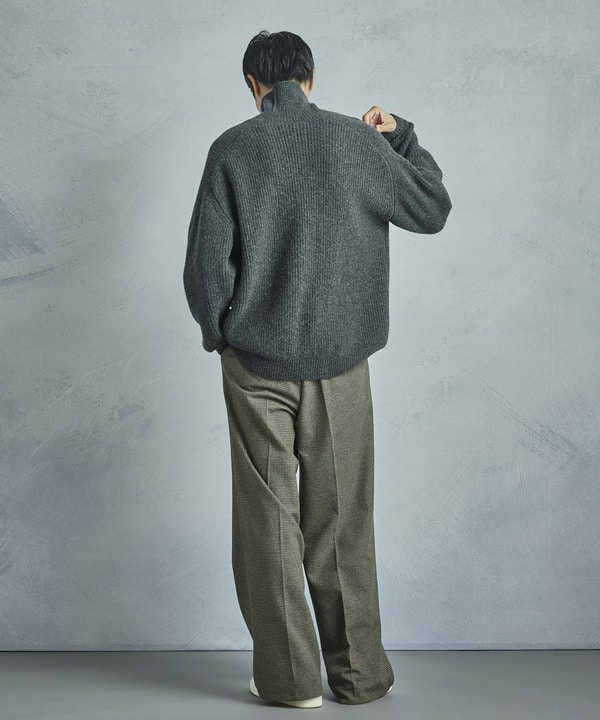 【50th Anniv . 菊池武夫】WOOL HOUNDSTOOTH PANTS 詳細画像 13
