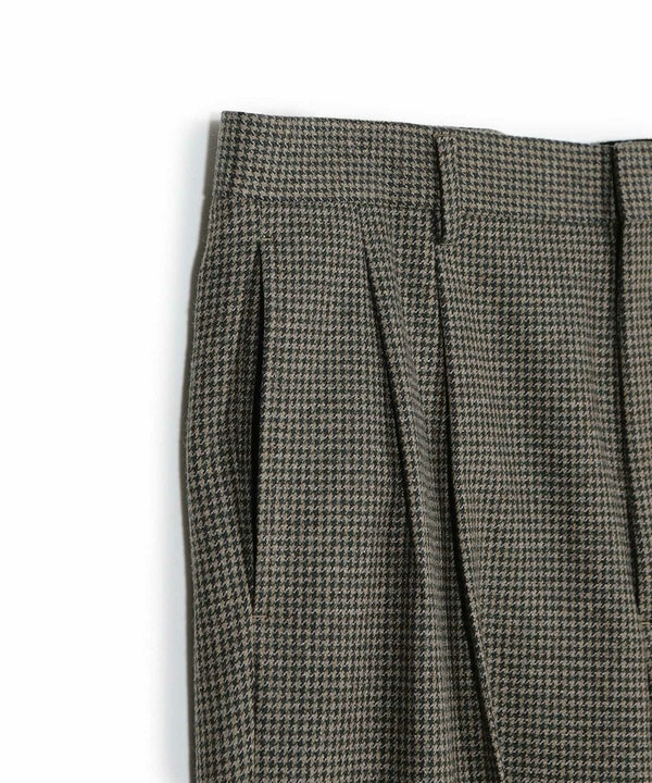 【50th Anniv . 菊池武夫】WOOL HOUNDSTOOTH PANTS 詳細画像 4