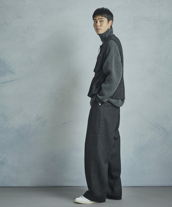 【50th Anniv . 菊池武夫】HARRIS TWEED COLOR NEP PANTS 詳細画像 15