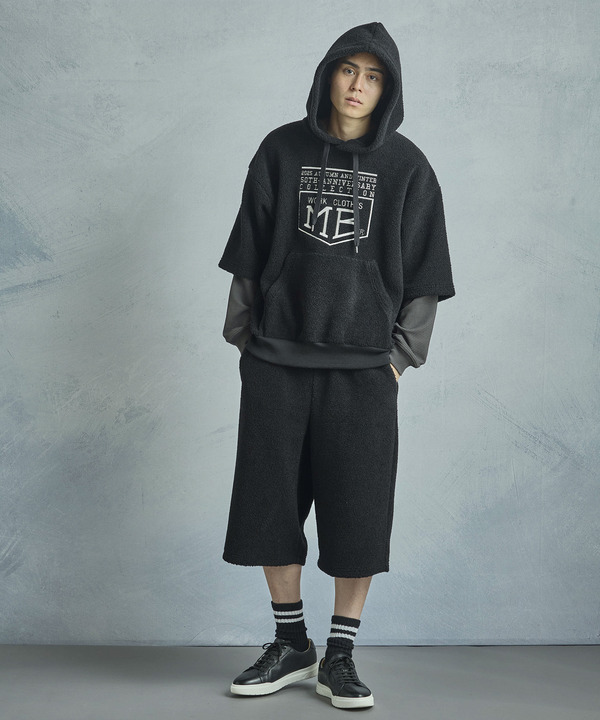 【50th Anniv . 菊池武夫】WOOL BOA SHORT PANTS 詳細画像 14