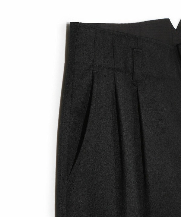 【50th Anniv . 中田 慎介】WOOL SERGE WIDE PANTS 詳細画像 3