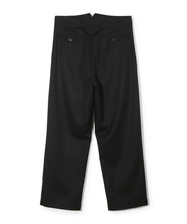 【50th Anniv . 中田 慎介】WOOL SERGE WIDE PANTS 詳細画像 5