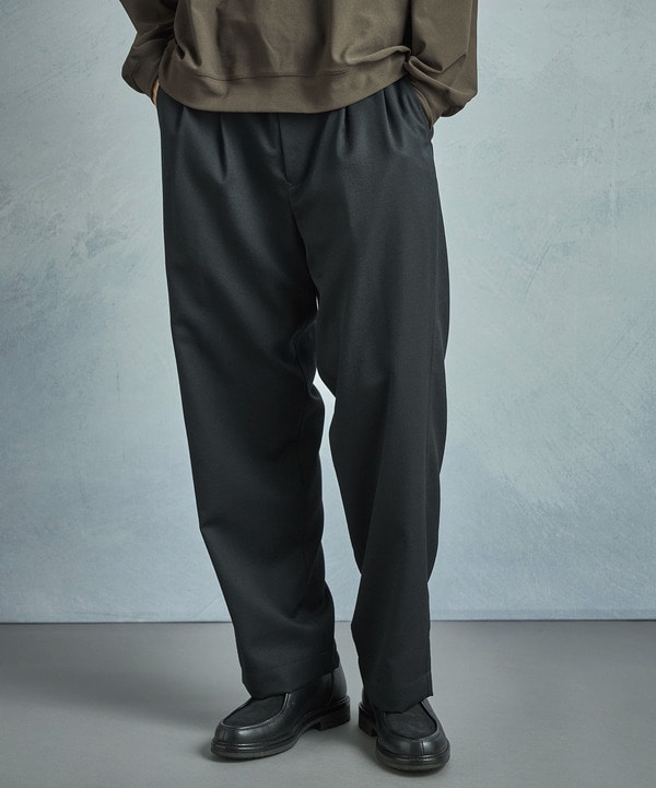 【50th Anniv . 中田 慎介】WOOL SERGE WIDE PANTS 詳細画像 8