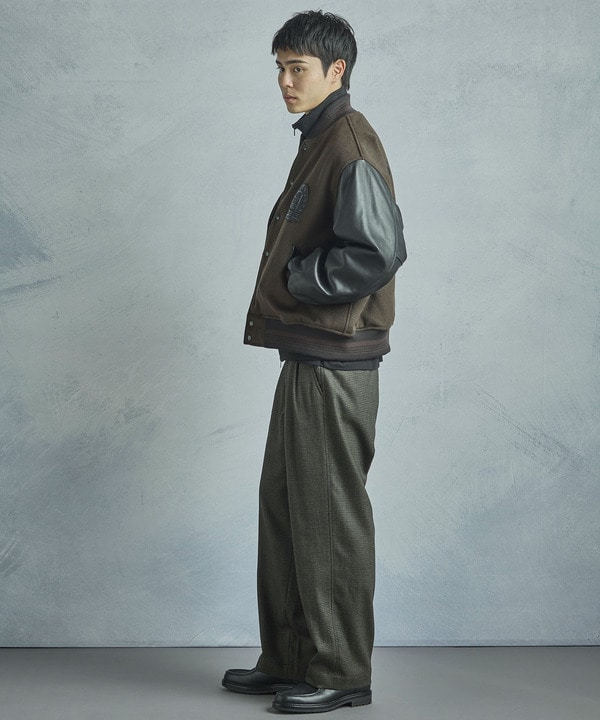 【50th Anniv . 中田 慎介】 WOOL HOUND'S TOOTH WIDE PANTS 詳細画像 11