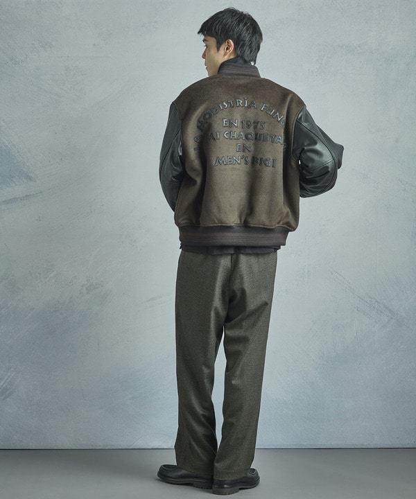 【50th Anniv . 中田 慎介】 WOOL HOUND'S TOOTH WIDE PANTS 詳細画像 12