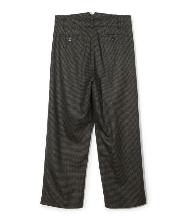 【50th Anniv . 中田 慎介】 WOOL HOUND'S TOOTH WIDE PANTS 詳細画像 5