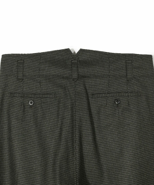 【50th Anniv . 中田 慎介】 WOOL HOUND'S TOOTH WIDE PANTS 詳細画像 6