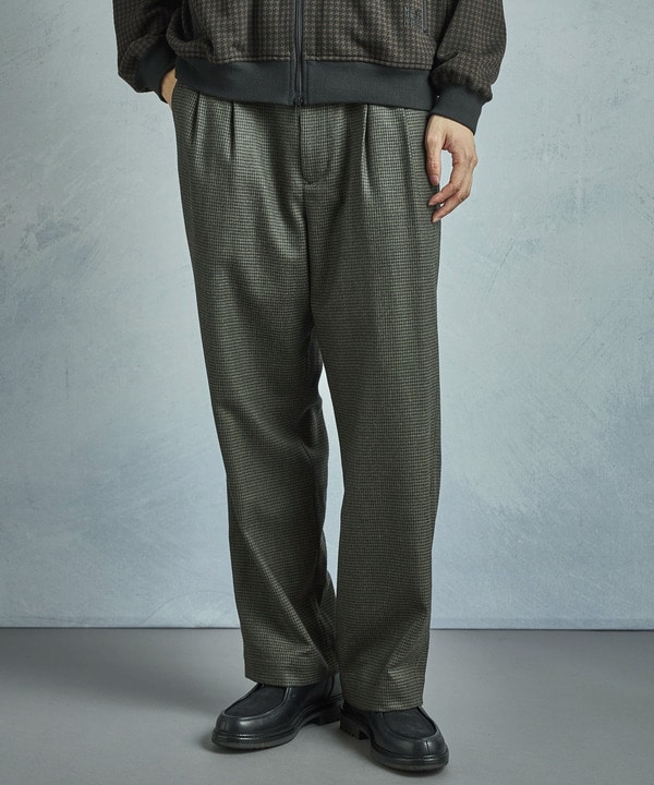 【50th Anniv . 中田 慎介】 WOOL HOUND'S TOOTH WIDE PANTS 詳細画像 8