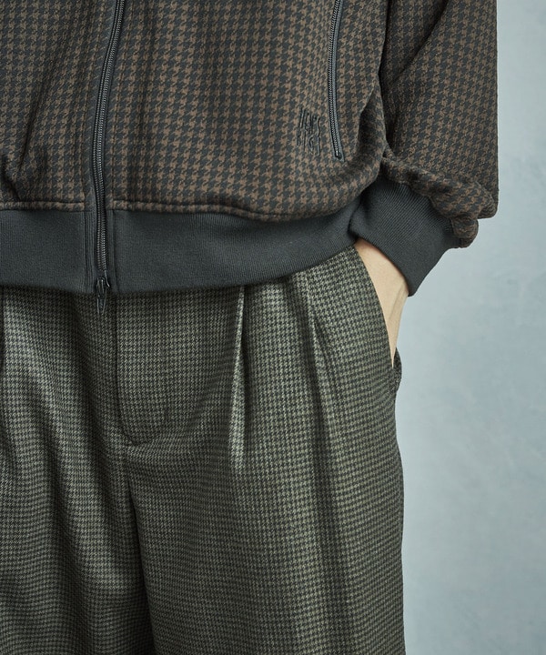 【50th Anniv . 中田 慎介】 WOOL HOUND'S TOOTH WIDE PANTS 詳細画像 9