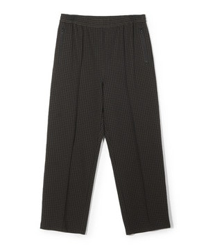 【50th Anniv . 中田 慎介】 SUEDE LIKE/HOUND’S TOOTH TRACK PANTS