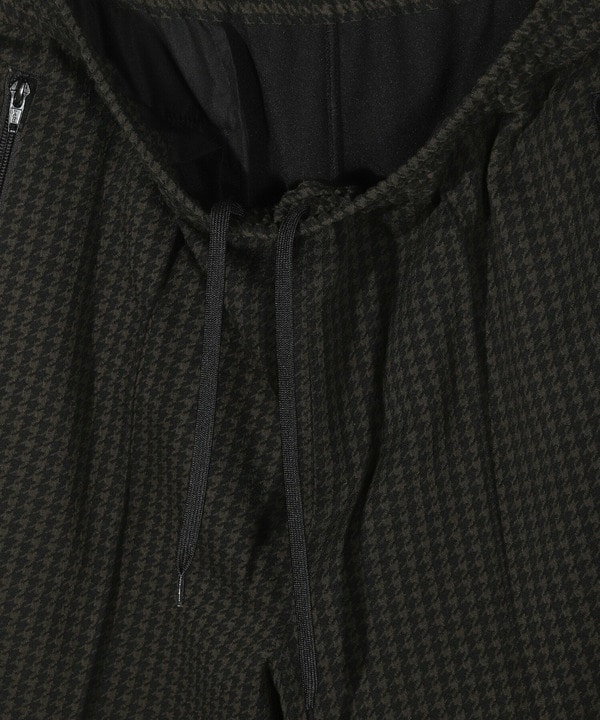 【50th Anniv . 中田 慎介】 SUEDE LIKE/HOUND’S TOOTH TRACK PANTS 詳細画像 1