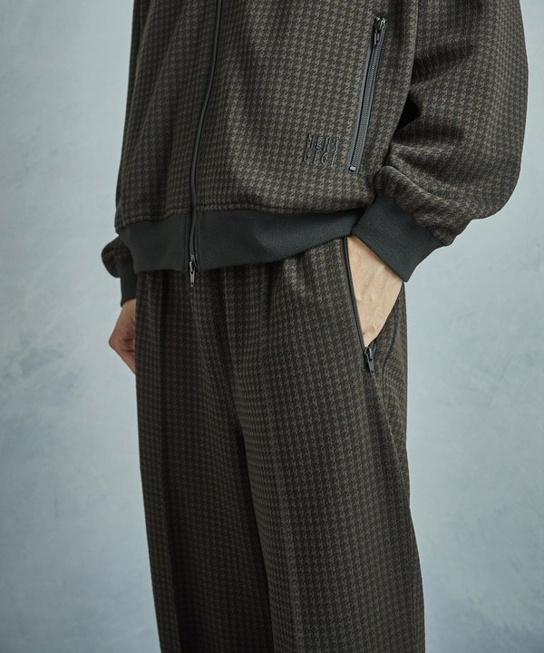 【50th Anniv . 中田 慎介】 SUEDE LIKE/HOUND’S TOOTH TRACK PANTS 詳細画像 12