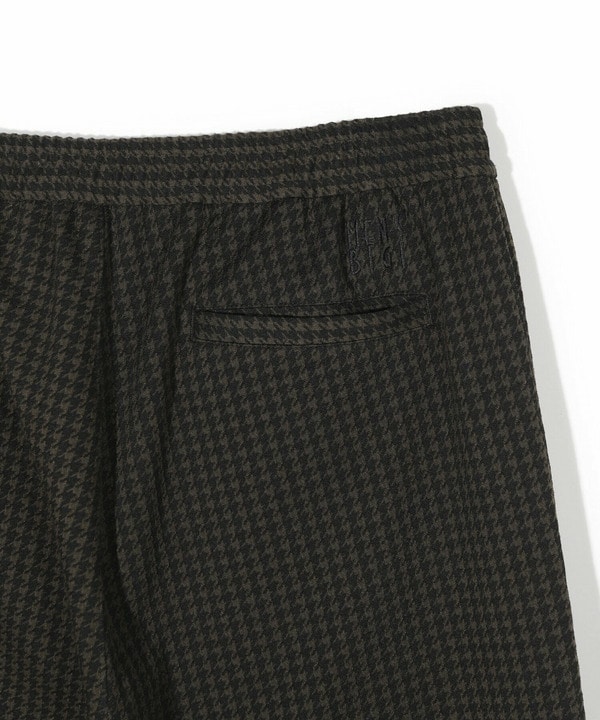 【50th Anniv . 中田 慎介】 SUEDE LIKE/HOUND’S TOOTH TRACK PANTS 詳細画像 4
