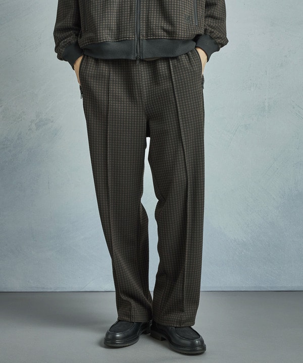 【50th Anniv . 中田 慎介】 SUEDE LIKE/HOUND’S TOOTH TRACK PANTS 詳細画像 9
