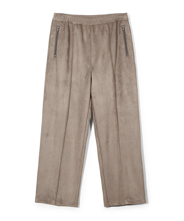 【50th Anniv . 中田 慎介】 SUEDE LIKE/HOUND’S TOOTH TRACK PANTS 詳細画像 ベージュ 1