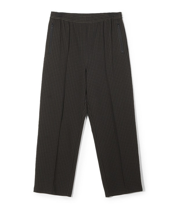 【50th Anniv . 中田 慎介】 SUEDE LIKE/HOUND’S TOOTH TRACK PANTS 詳細画像 ブラウン 1
