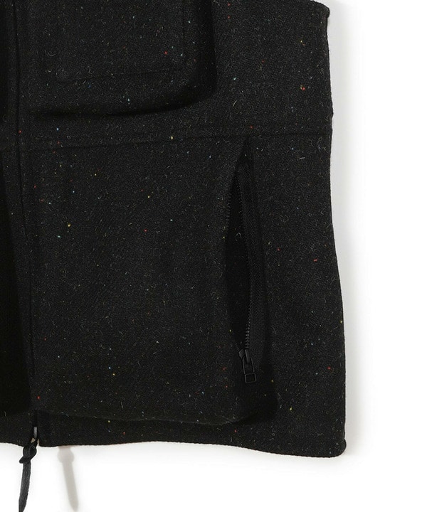【50th Anniv . 菊池武夫】HARRIS TWEED COLOR NEP VEST  詳細画像 5