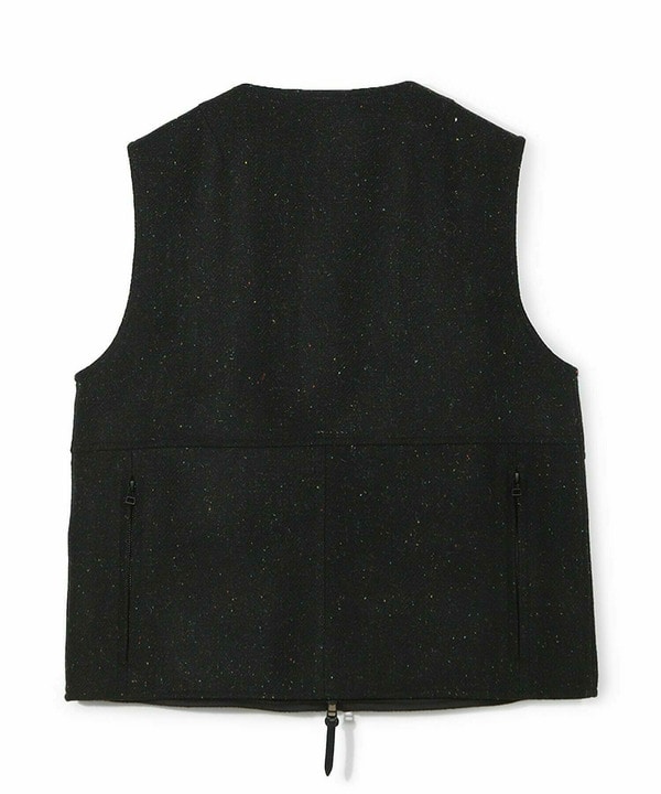 【50th Anniv . 菊池武夫】HARRIS TWEED COLOR NEP VEST  詳細画像 8