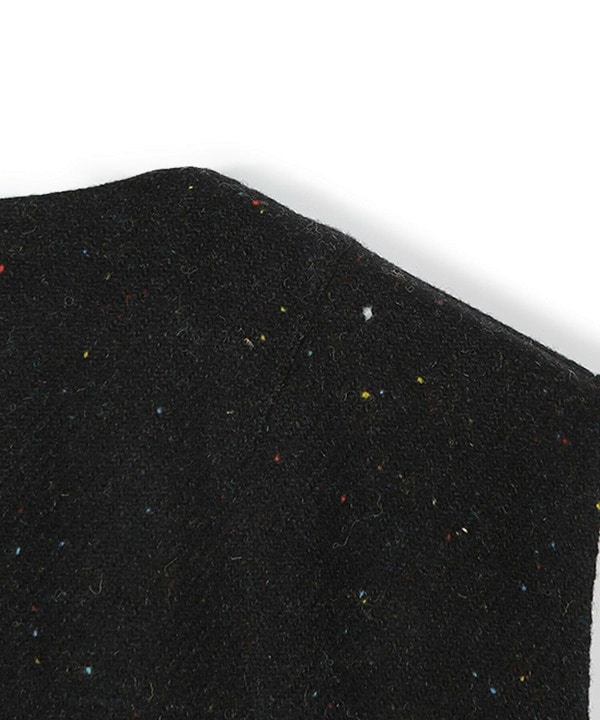 【50th Anniv . 菊池武夫】HARRIS TWEED COLOR NEP VEST  詳細画像 9