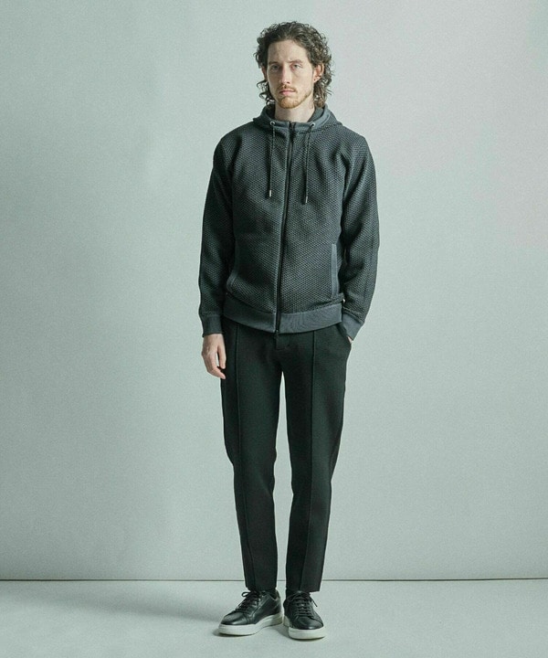 ハニカムニット ジップパーカー 詳細画像 8