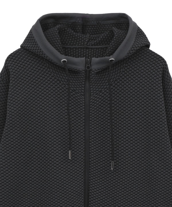 ハニカムニット ジップパーカー 詳細画像 9
