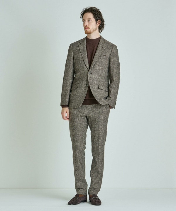 【ACTIVE TAILOR/アクティブテイラー】12Gジャカードモックネックニット 詳細画像 9